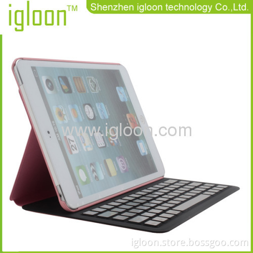 Pink Bluetooth Keyboard Case For Ipad Mini
